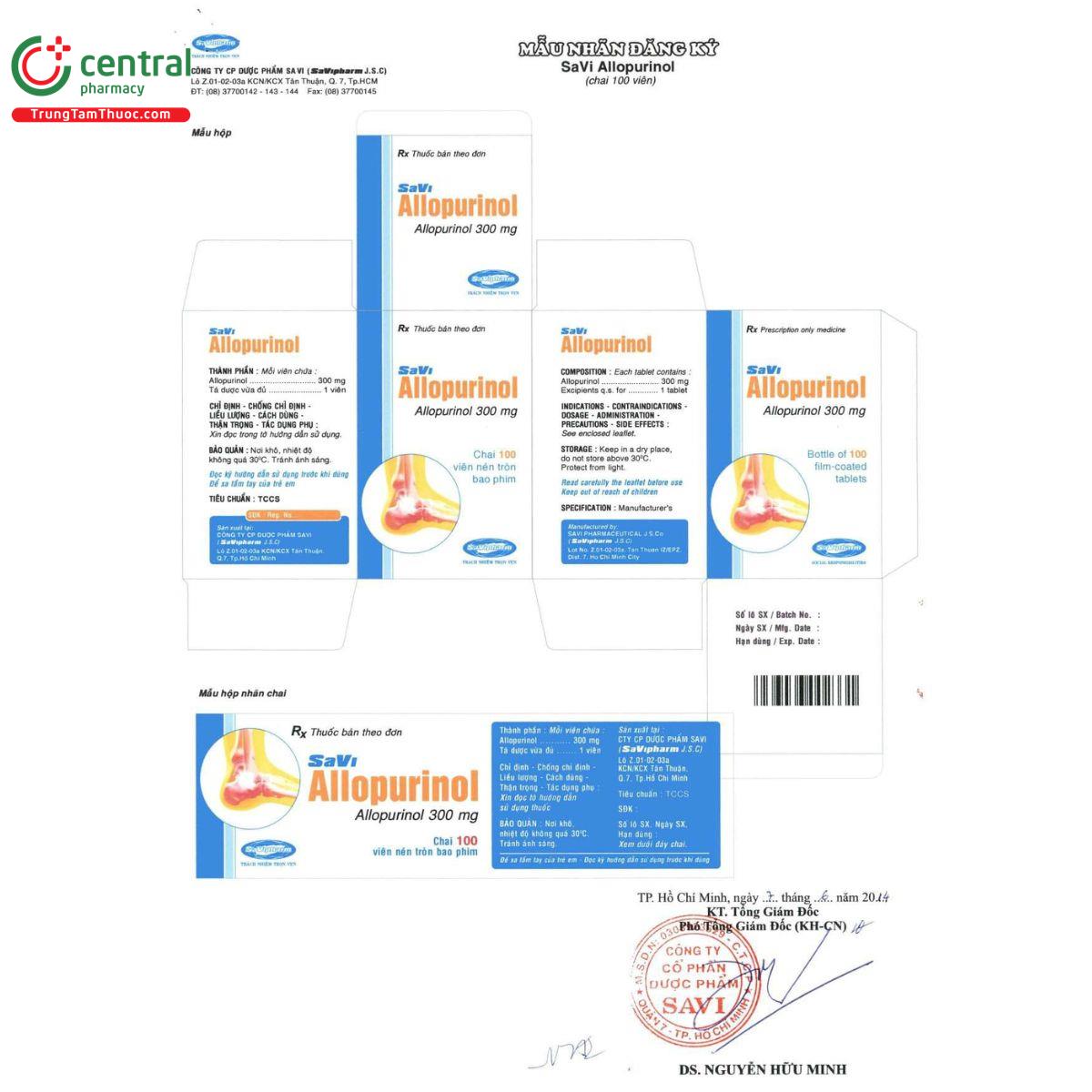 savi allopurinol 300mg 3 D1411 savi allopurinol 300mg 3 D1411