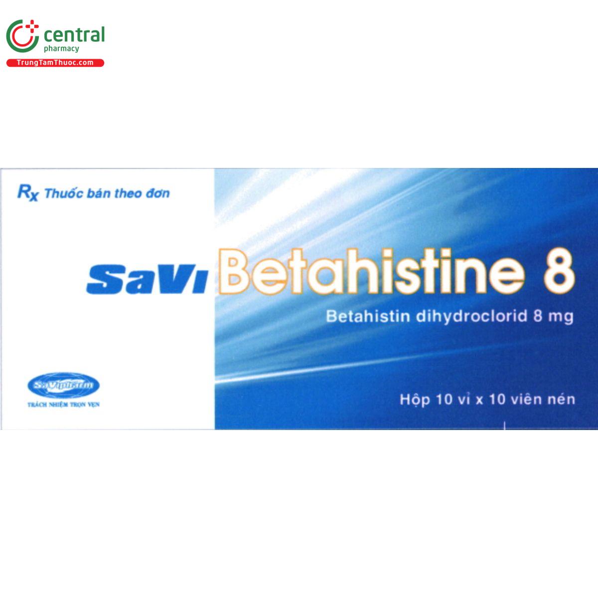 savi betahistine 8 7 M4222