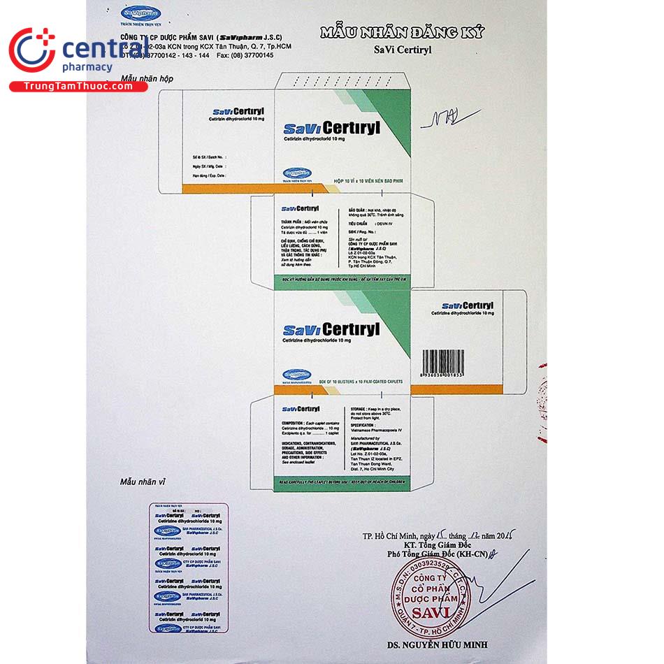 savi certiryl 3 O5401