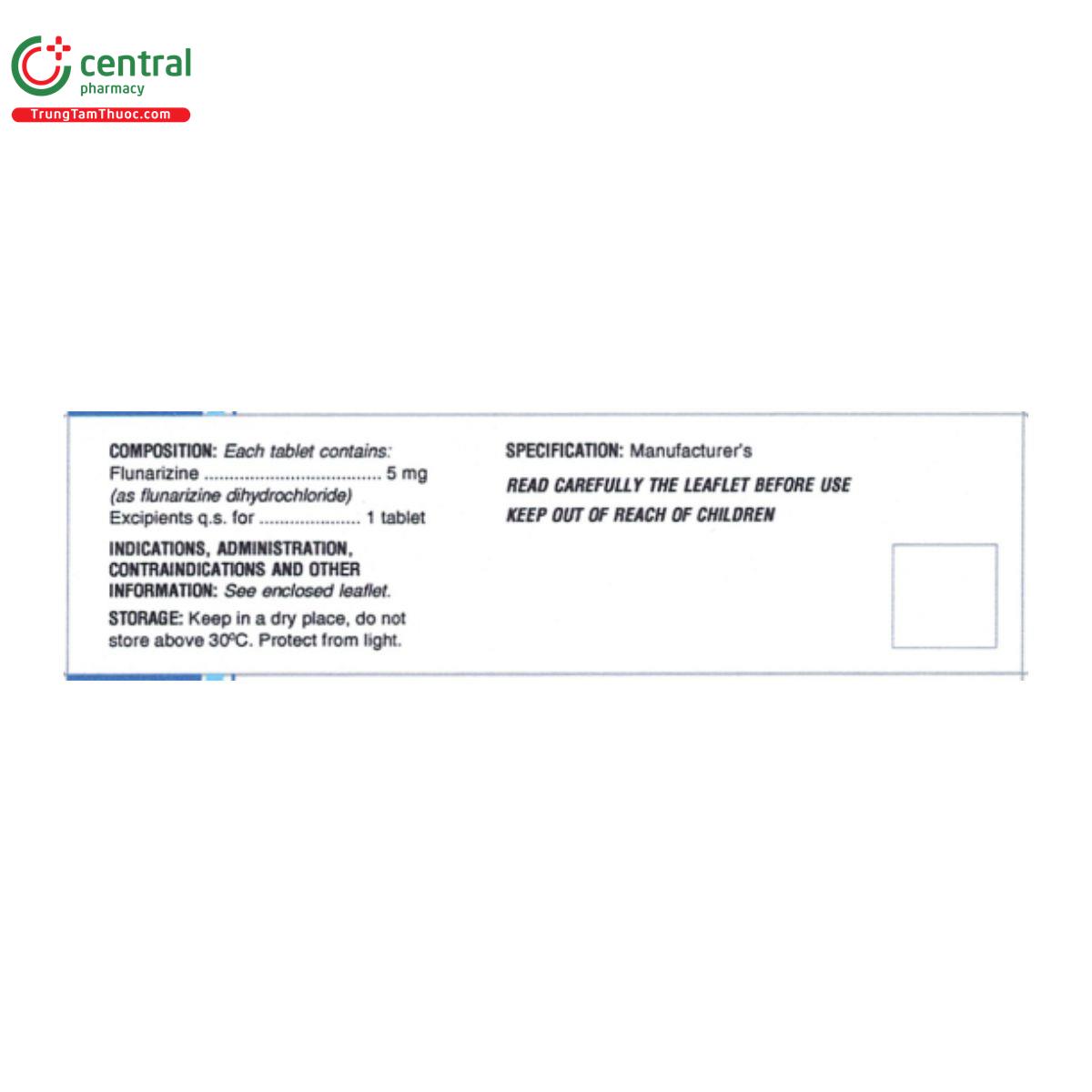 savi flunarizine 5 4 K4410 savi flunarizine 5 4 K4410