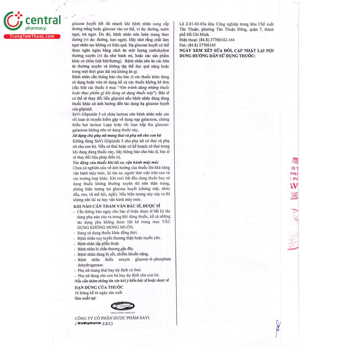 savi glipizide 5 6 G2850 savi glipizide 5 6 G2850