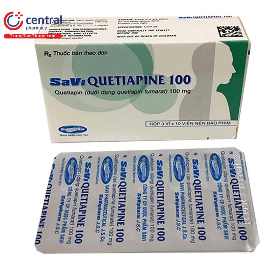 Thuốc SaVi Quetiapine 100: Công Dụng, Cách Dùng Và Giá Bán