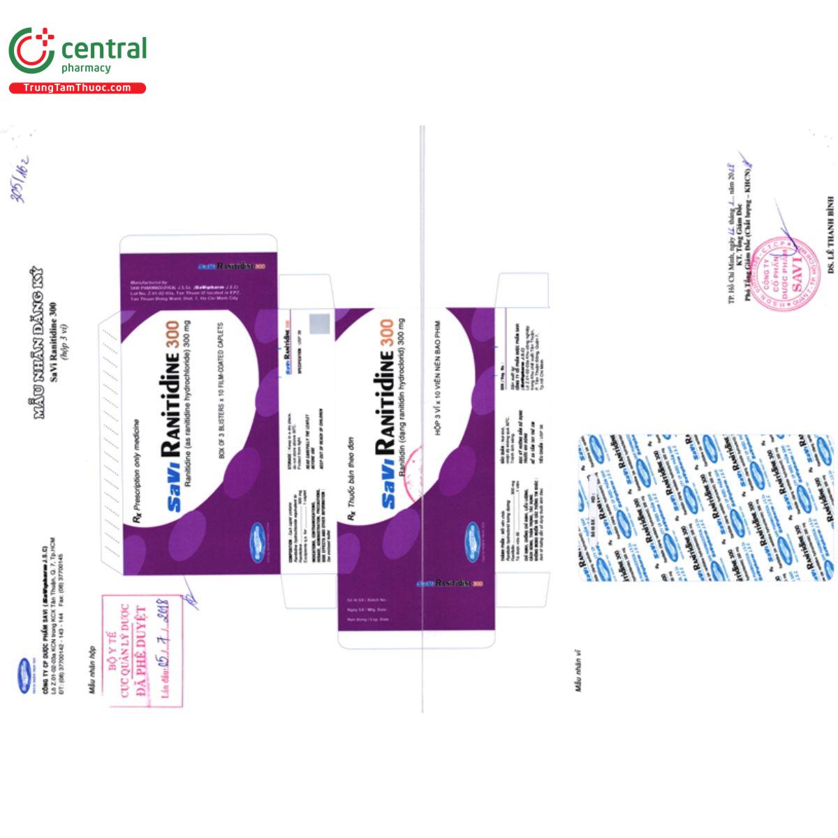 savi ranitidine 300 7 K4842 savi ranitidine 300 7 K4842