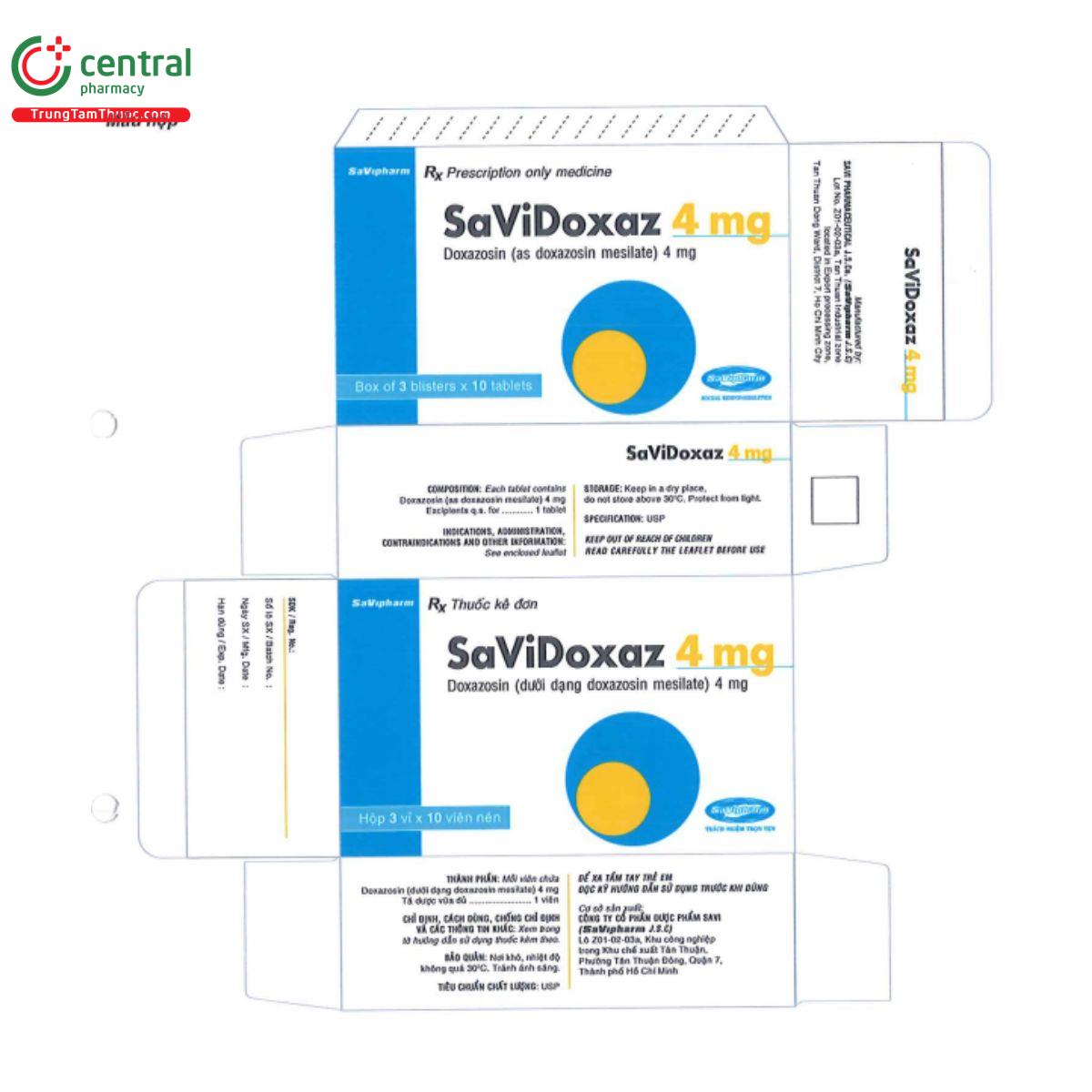savidoxaz 4mg 2 H2556 savidoxaz 4mg 2 H2556