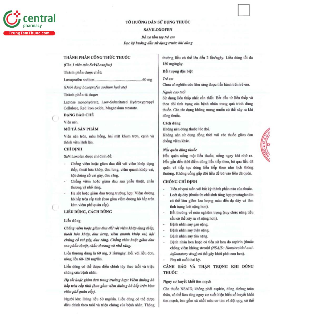 saviloxofen 60mg 4 Q6323