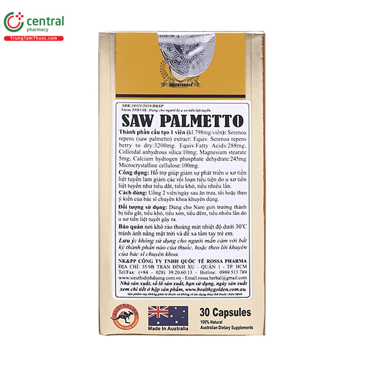 saw palmetto 2 V8660