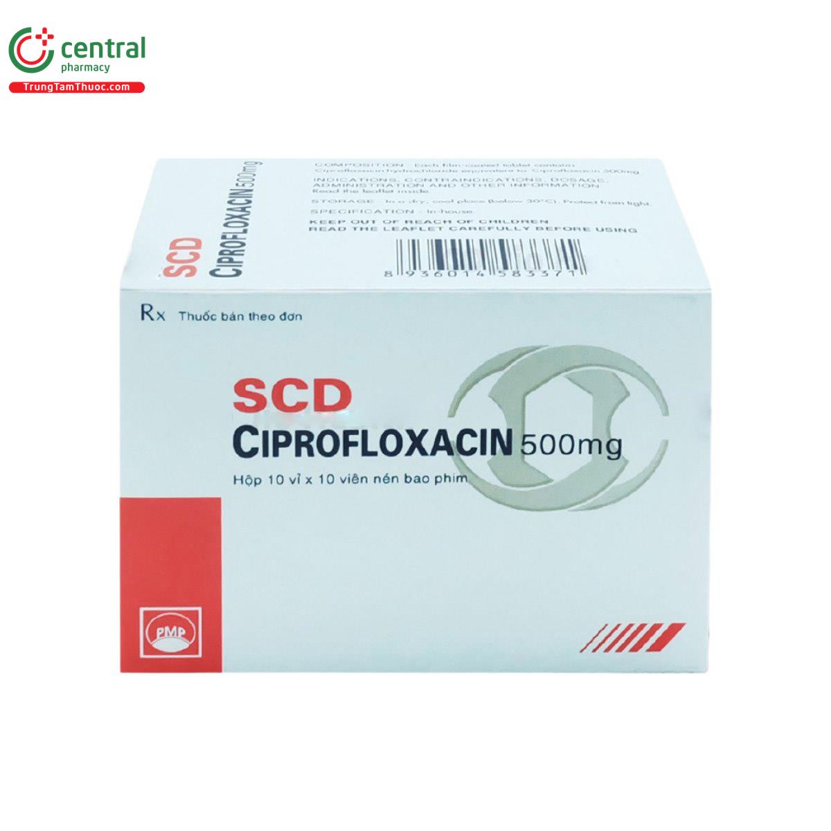 scd ciprofloxacin 500mg 3 U8150