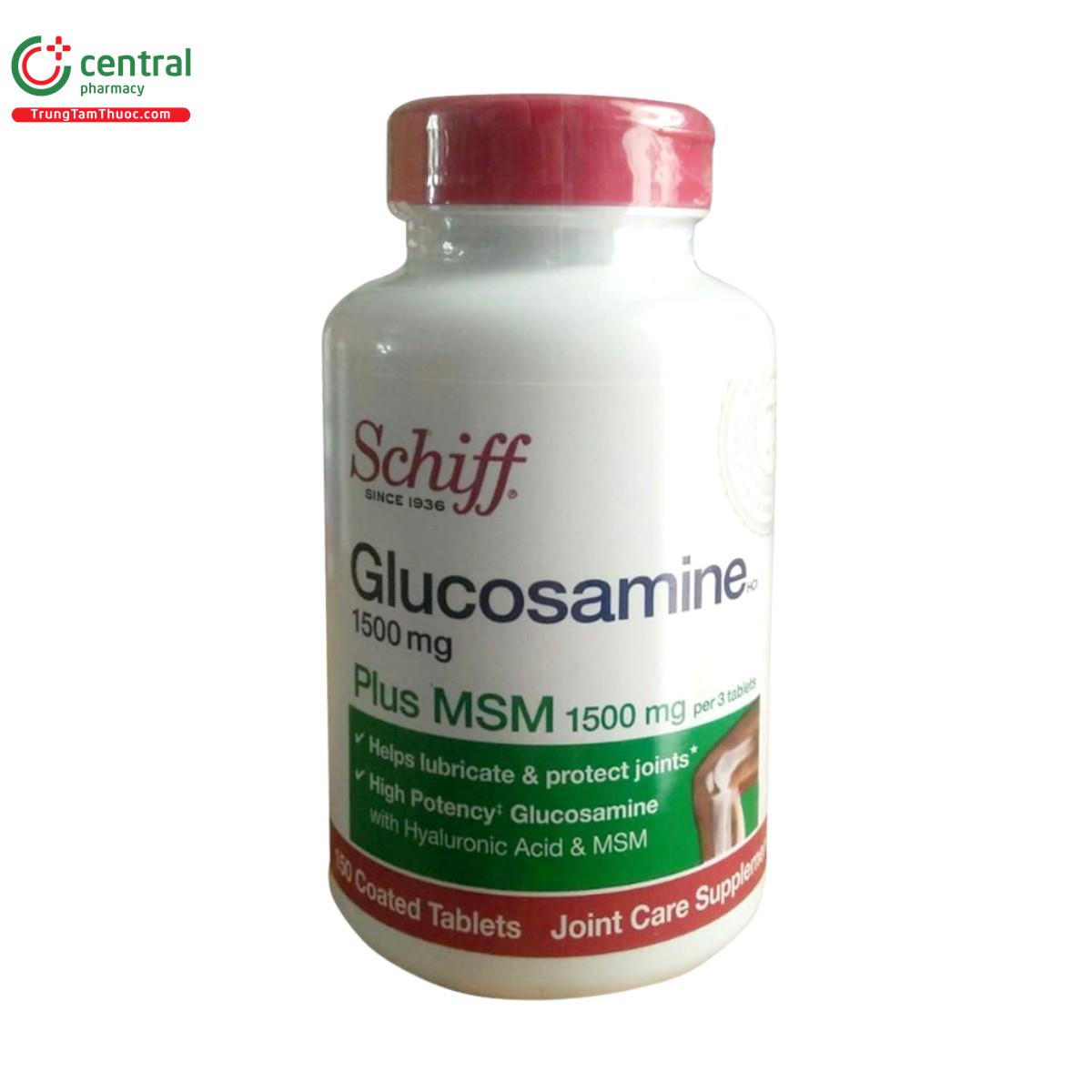 schiff glucosamine 1500mg plus msm 1500mg 6 I3307