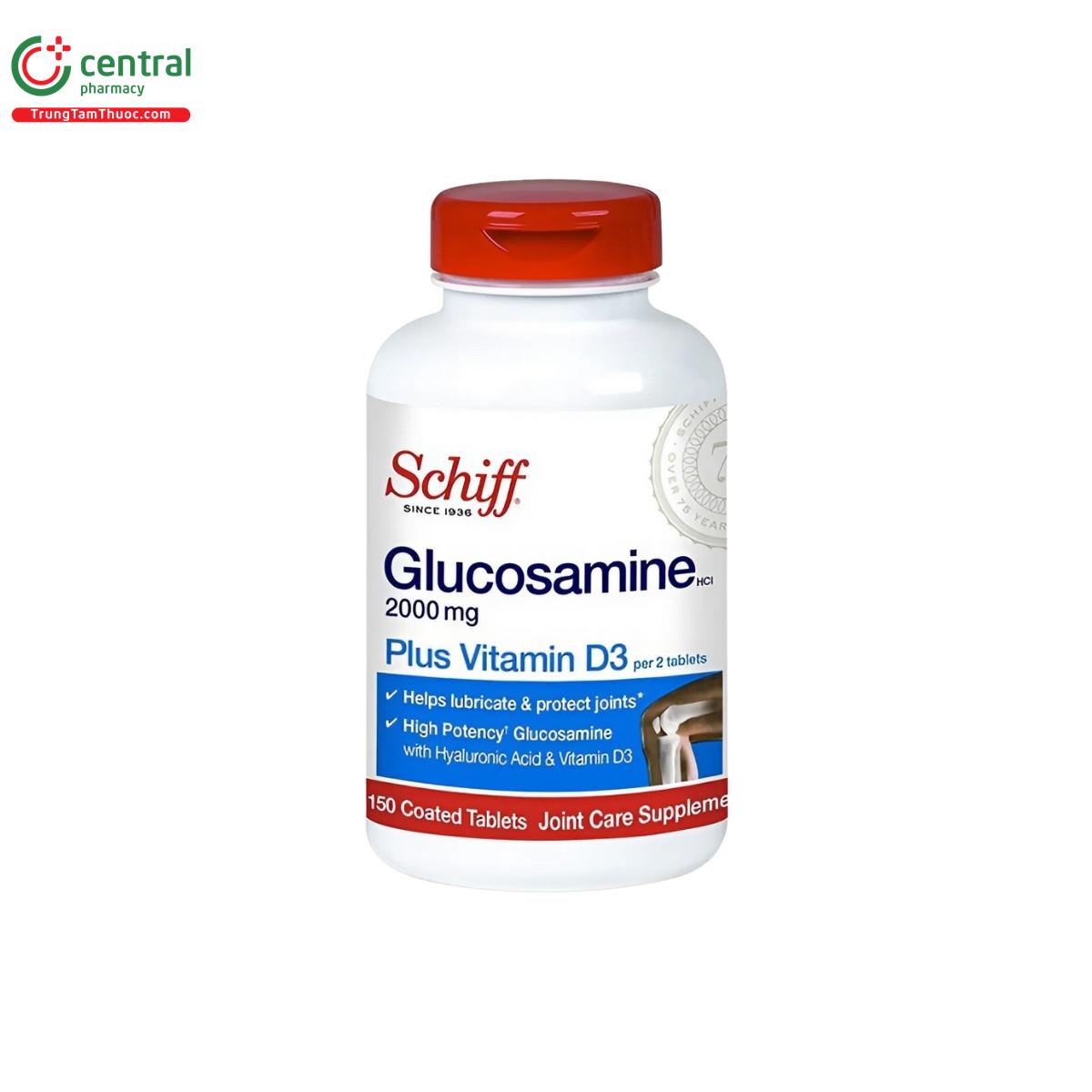 schiff glucosamine 2000mg plus vitamin d3 5 Q6031