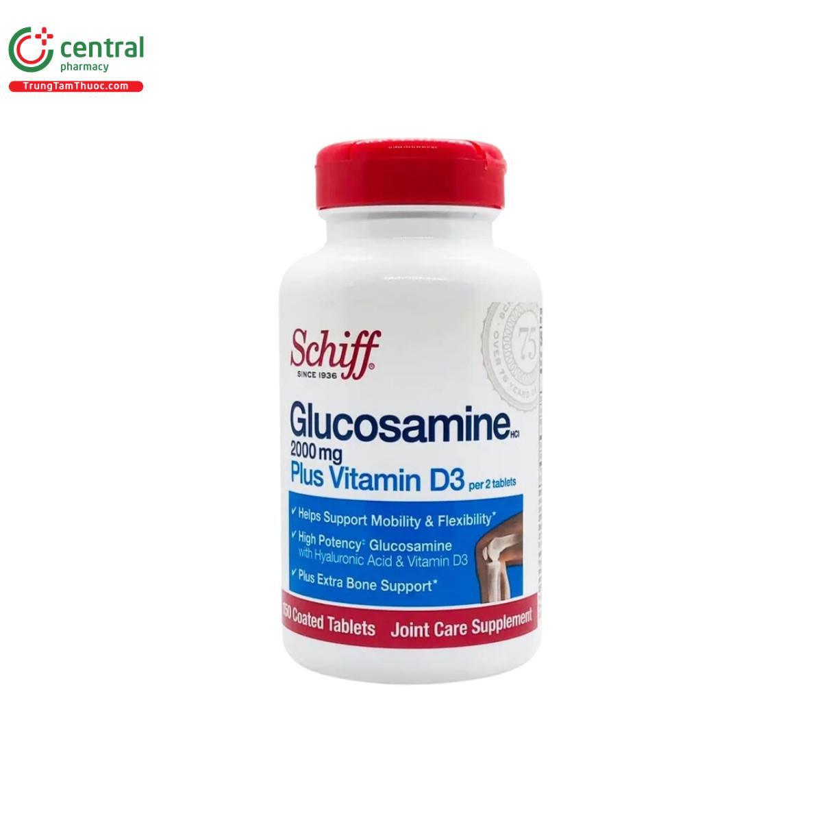 schiff glucosamine 2000mg plus vitamin d3 7 E1656