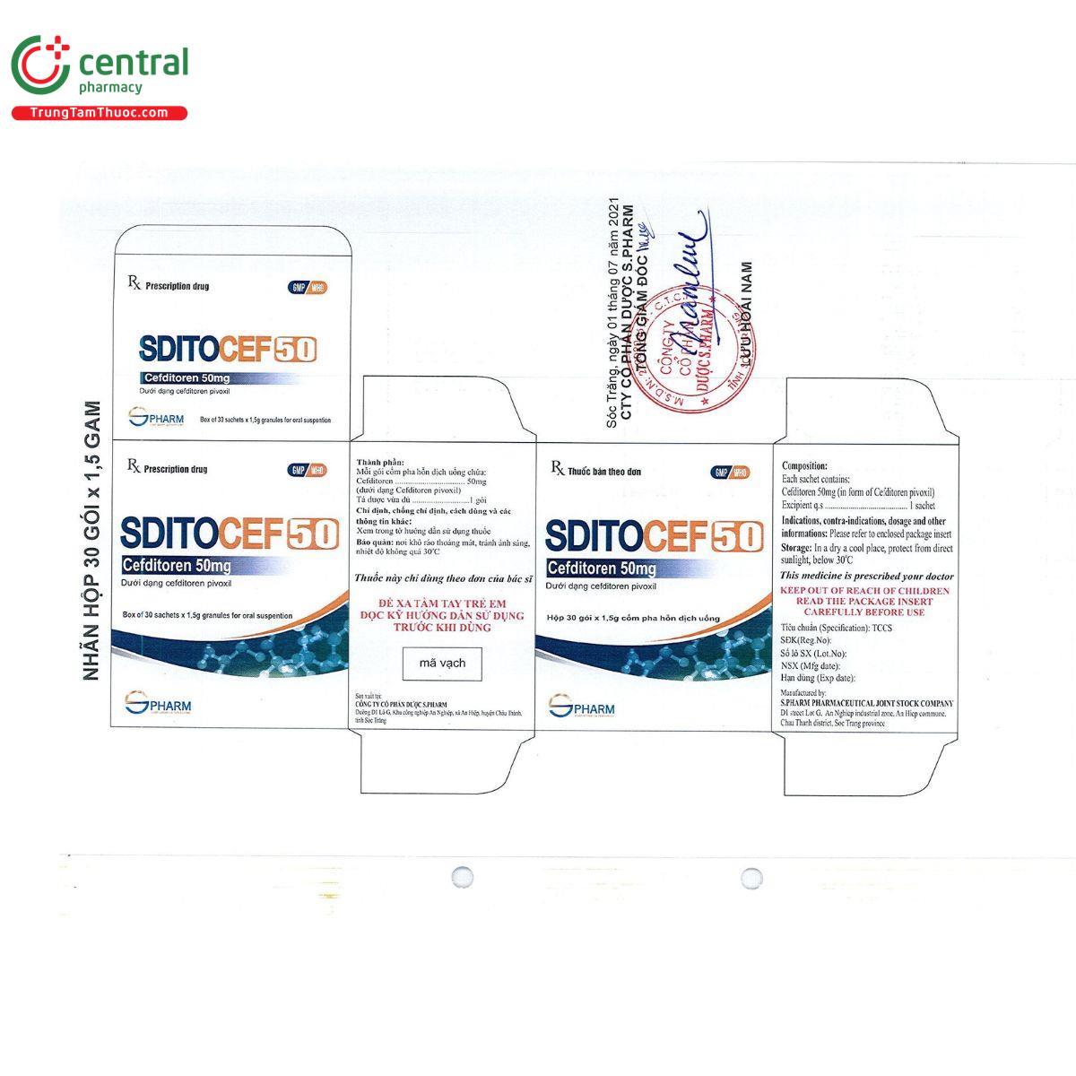 sditocef 50 4 P6628 sditocef 50 4 P6628