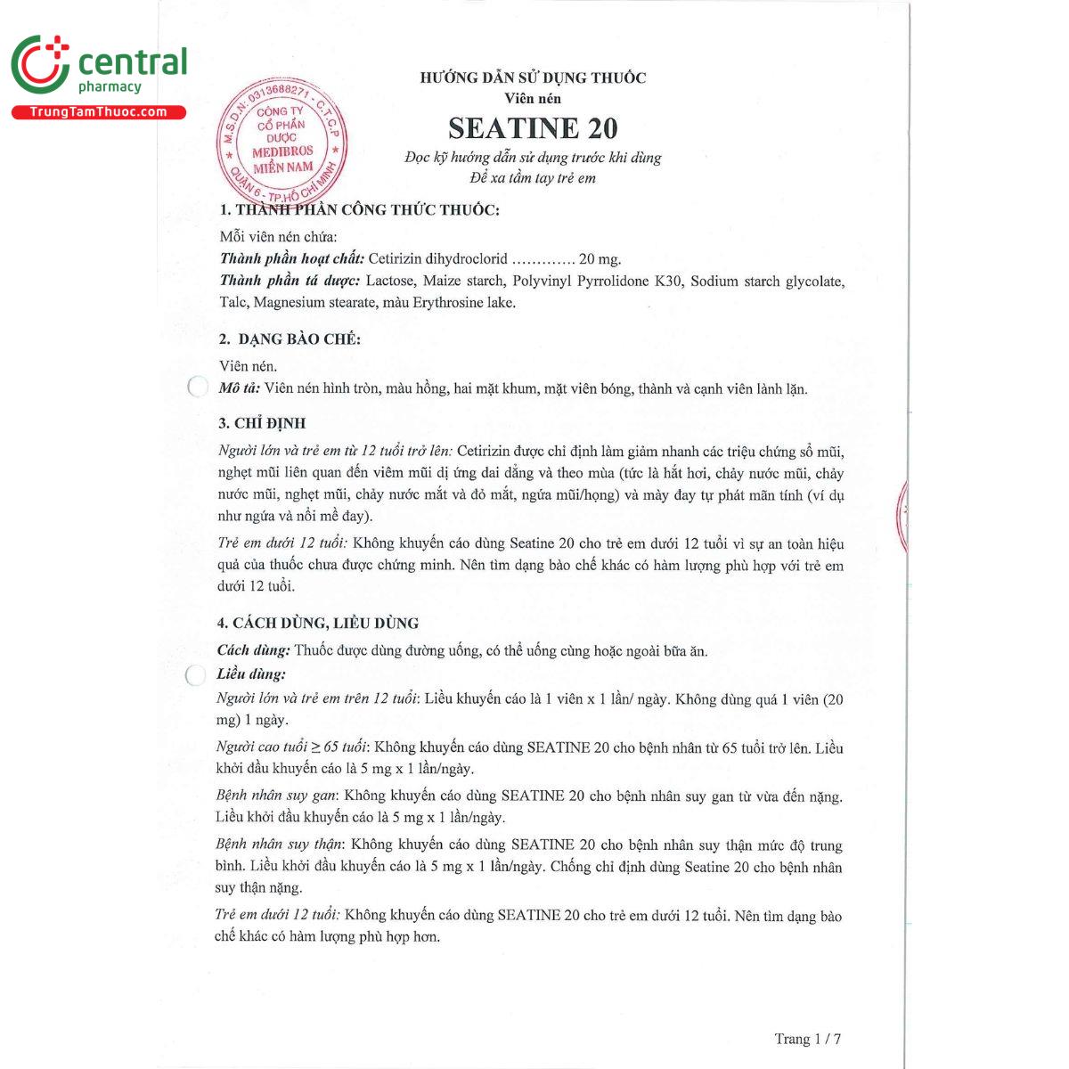 seatine 20mg 3 H2414 seatine 20mg 3 H2414