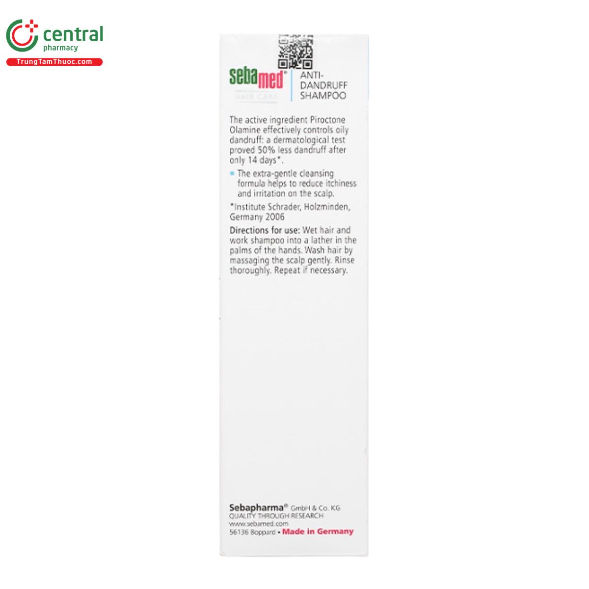 sebamed anti dandruff shampoo 9 F2070