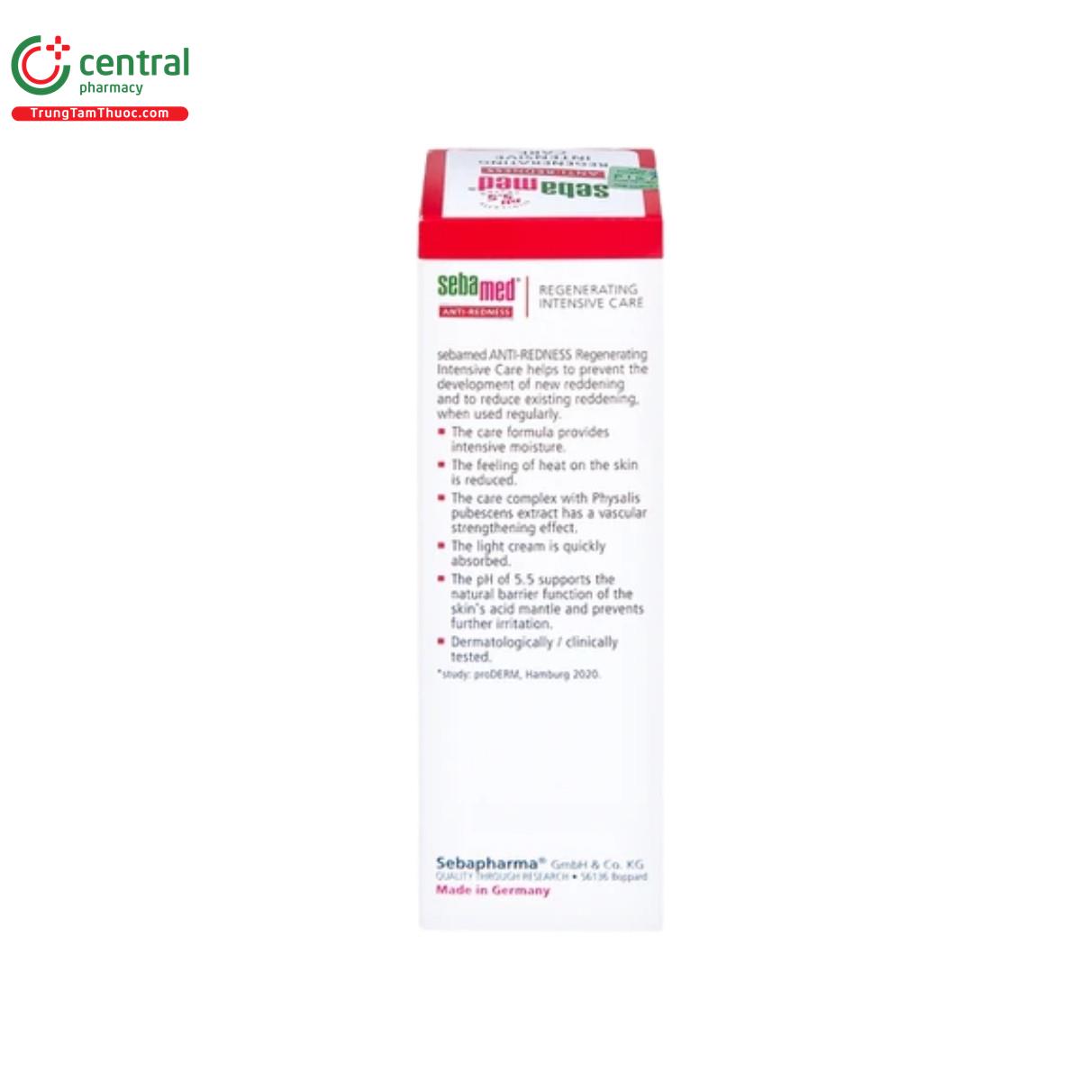 sebamed anti redness regenerating intensive care 8 U8785
