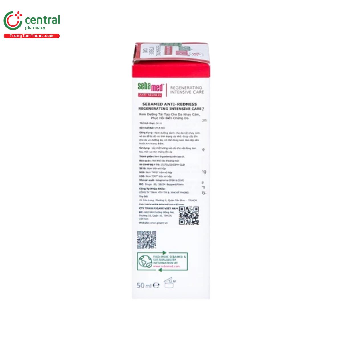 sebamed anti redness regenerating intensive care 9 F2334