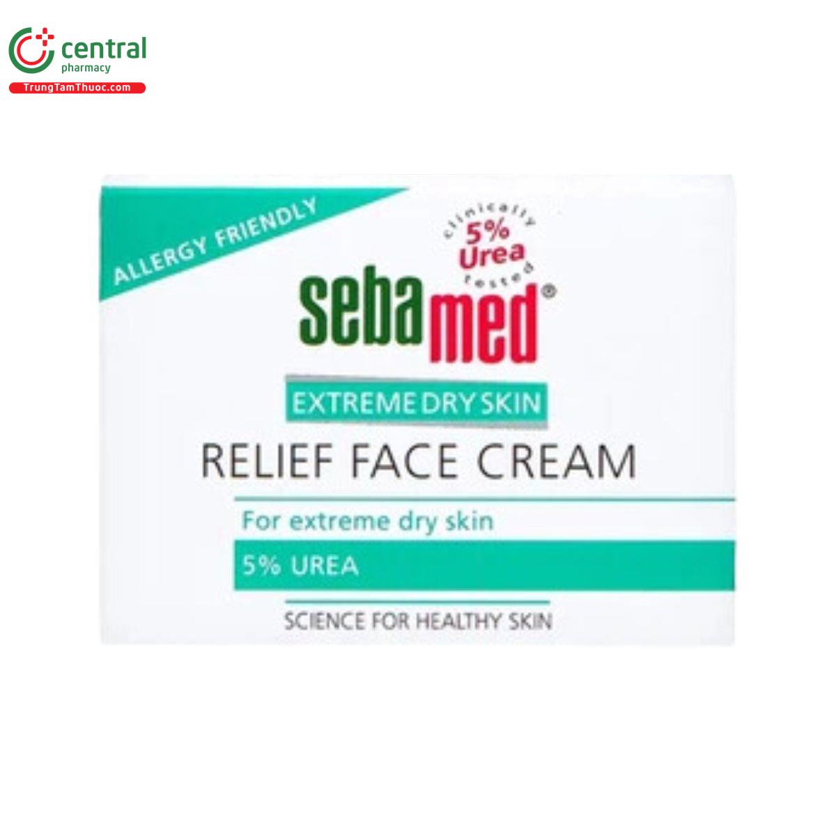 sebamed extreme dry skin relief face cream 5 50ml 2 P6025