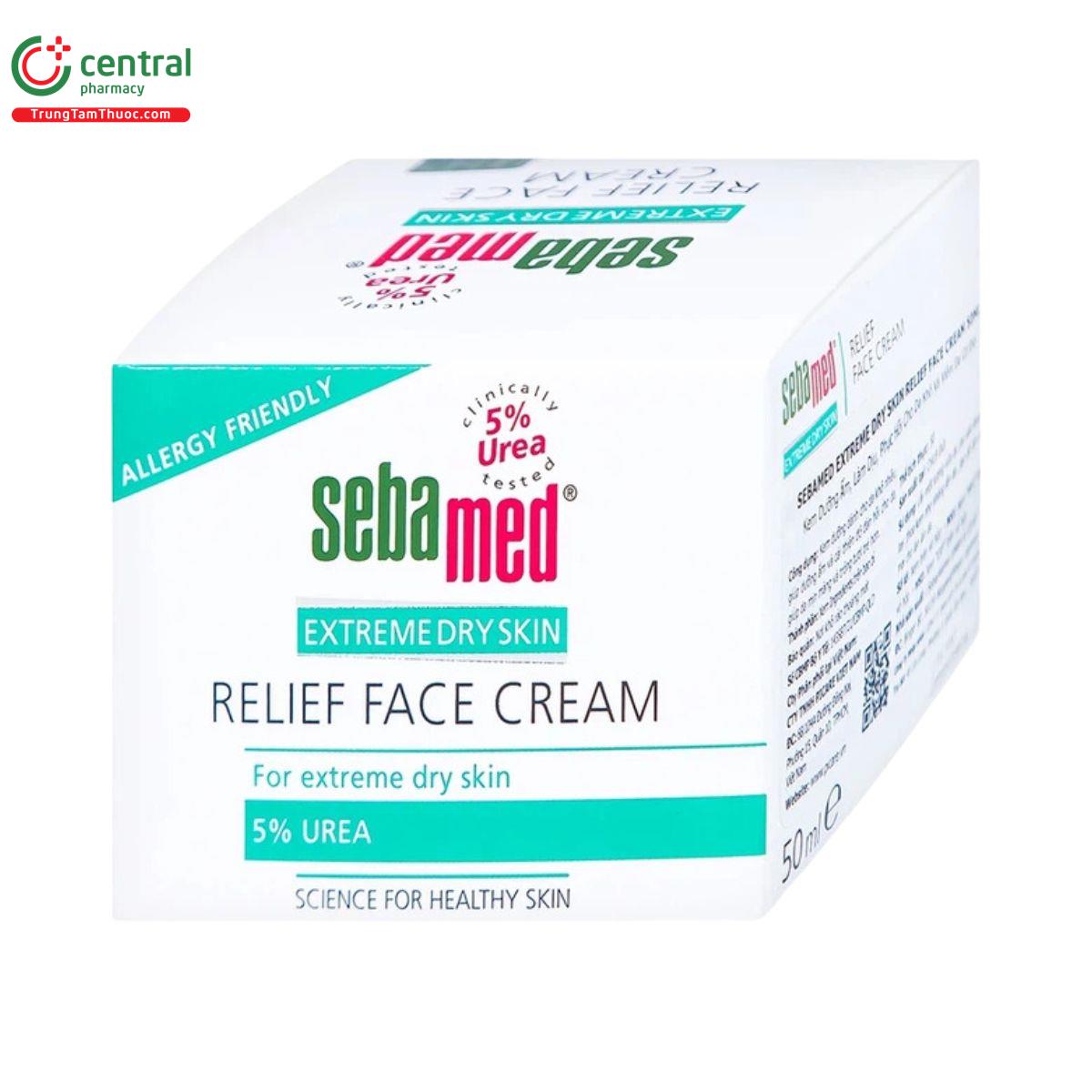 sebamed extreme dry skin relief face cream 5 50ml 4 U8674