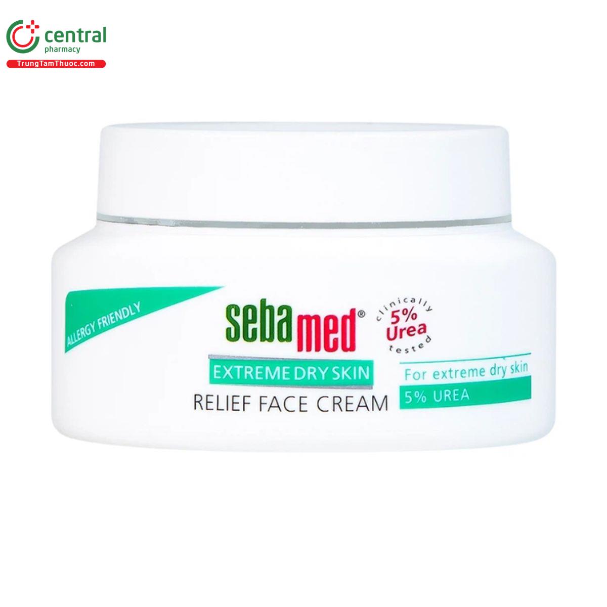 sebamed extreme dry skin relief face cream 5 50ml 7 E1318