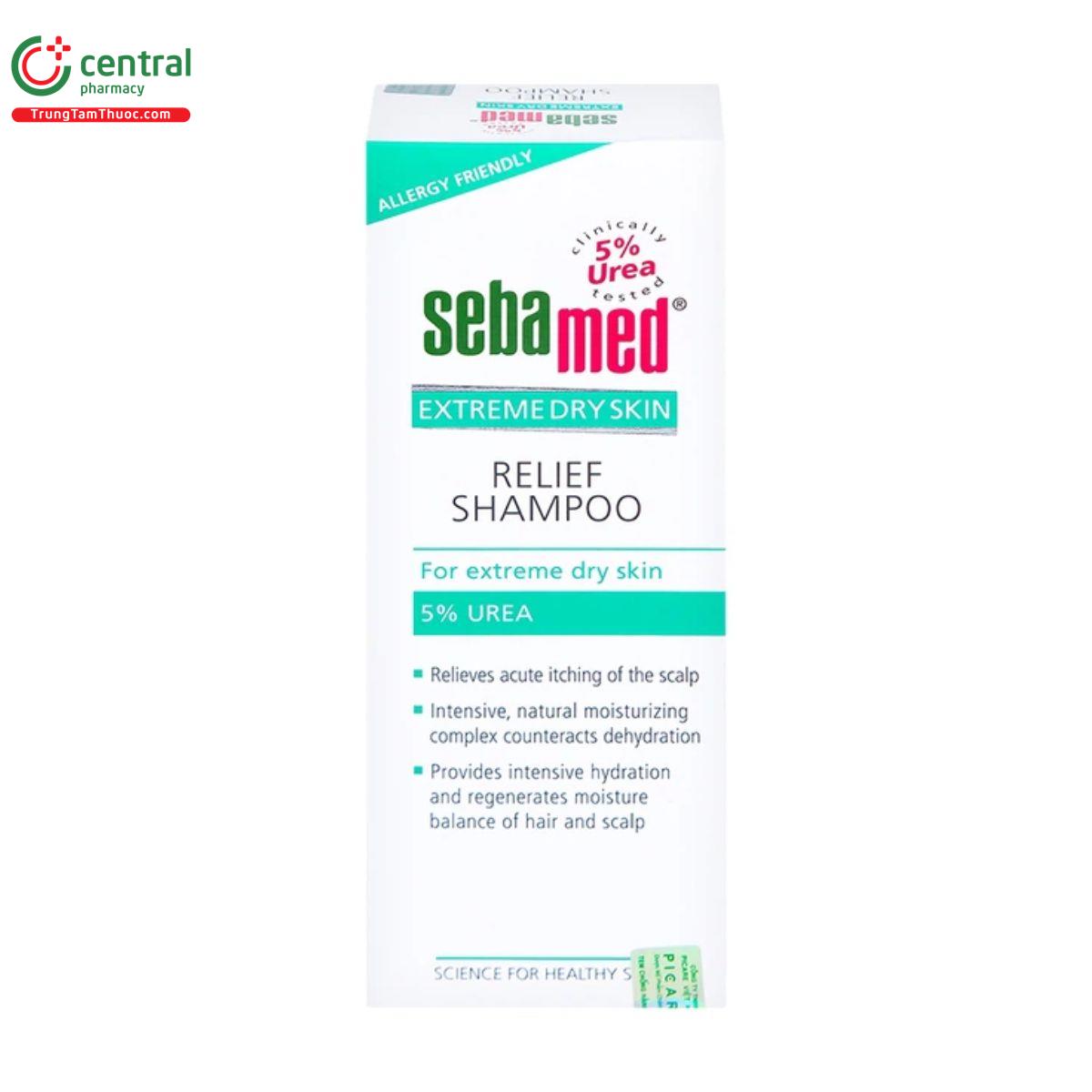 sebamed extreme dry skin relief shampoo 5 urea sebamed 200ml 2 U8072