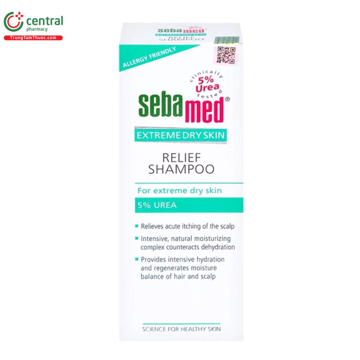 sebamed extreme dry skin relief shampoo 5 urea sebamed 200ml 5 F2384