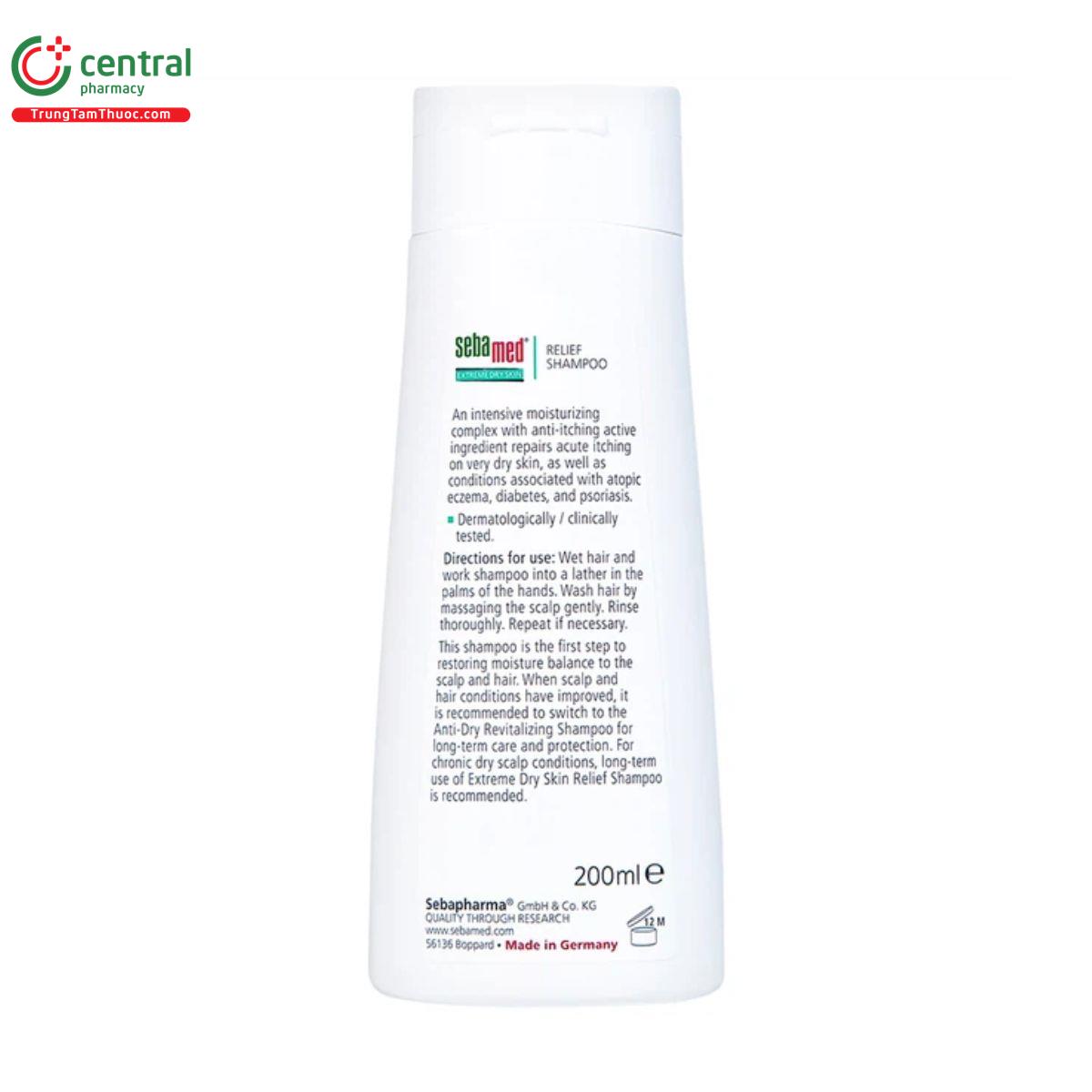 sebamed extreme dry skin relief shampoo 5 urea sebamed 200ml 9 E1451