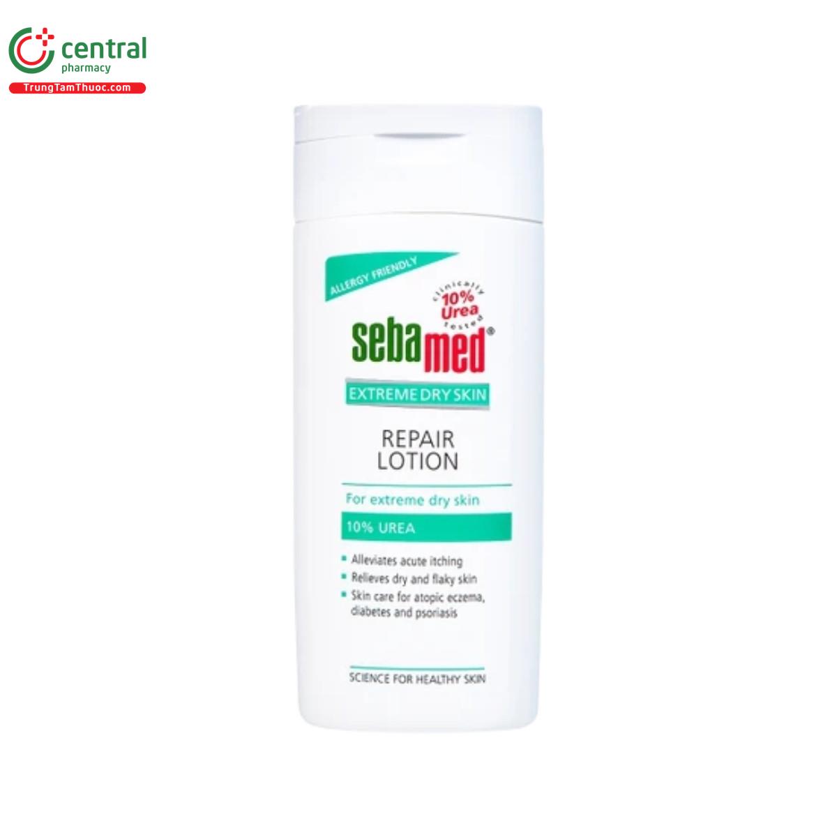 sebamed extreme dry skin repair lotion 10 urea 13 C0622