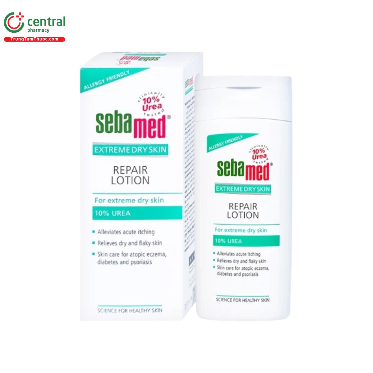 sebamed extreme dry skin repair lotion 10 urea 2 A0435