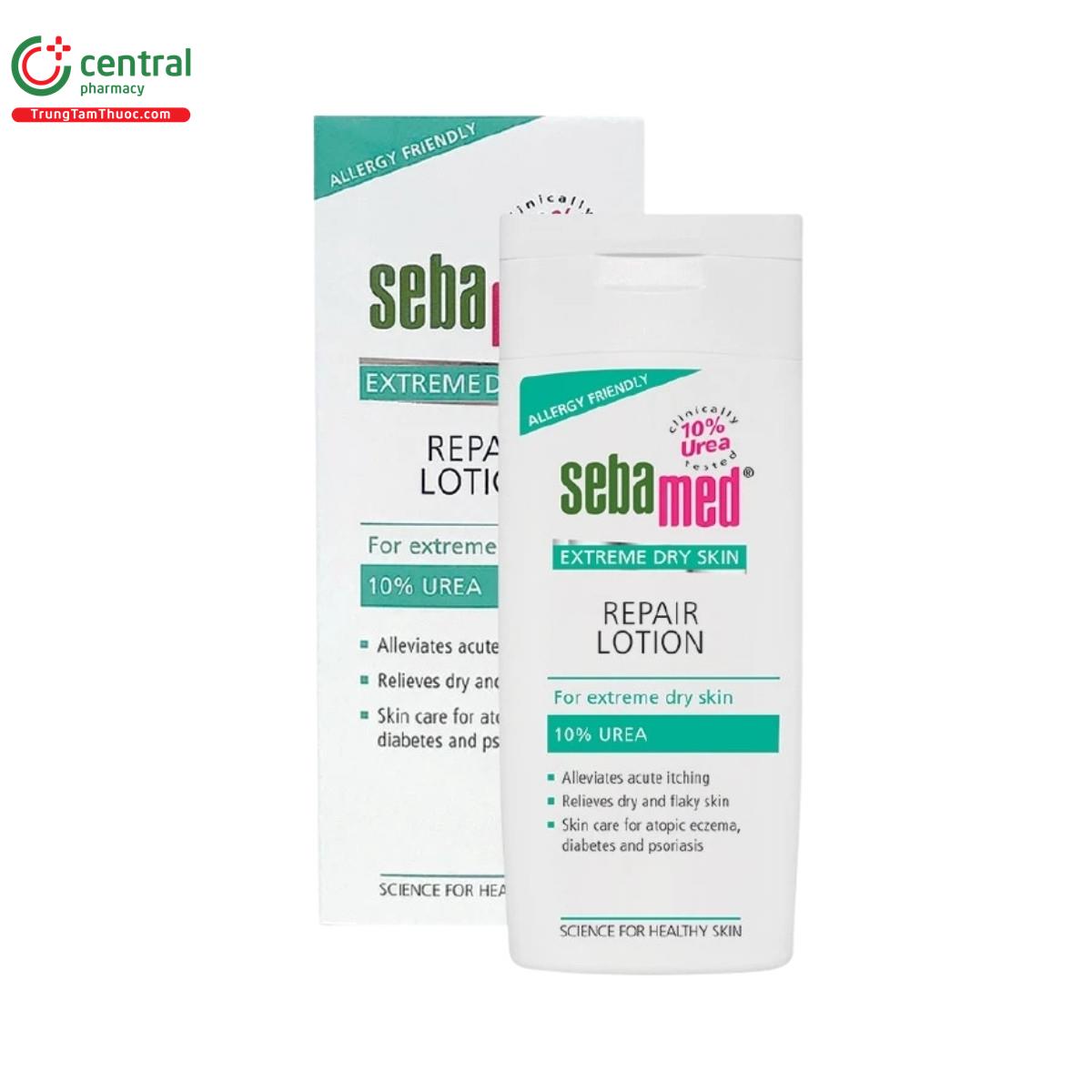 sebamed extreme dry skin repair lotion 10 urea 4 J3152