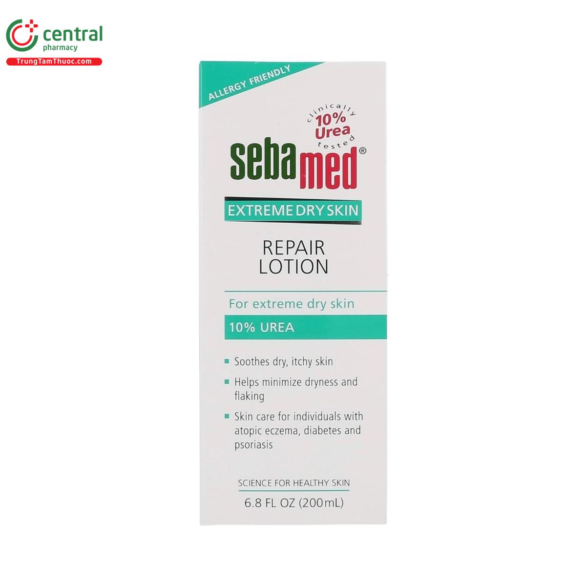 sebamed extreme dry skin repair lotion 10 urea 5 G2063