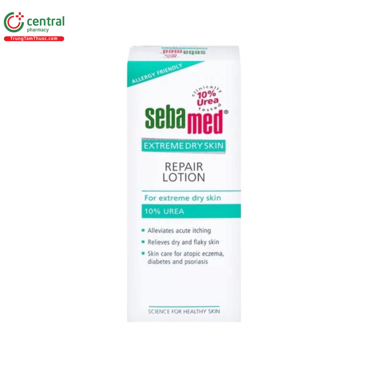 sebamed extreme dry skin repair lotion 10 urea 7 K4523