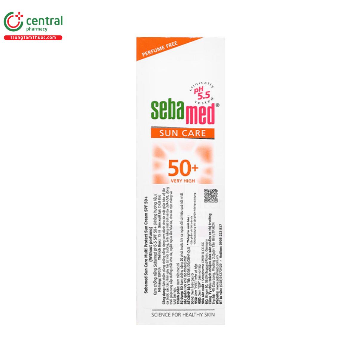 sebamed sun care multi protect sun cream spf50 5 F2447