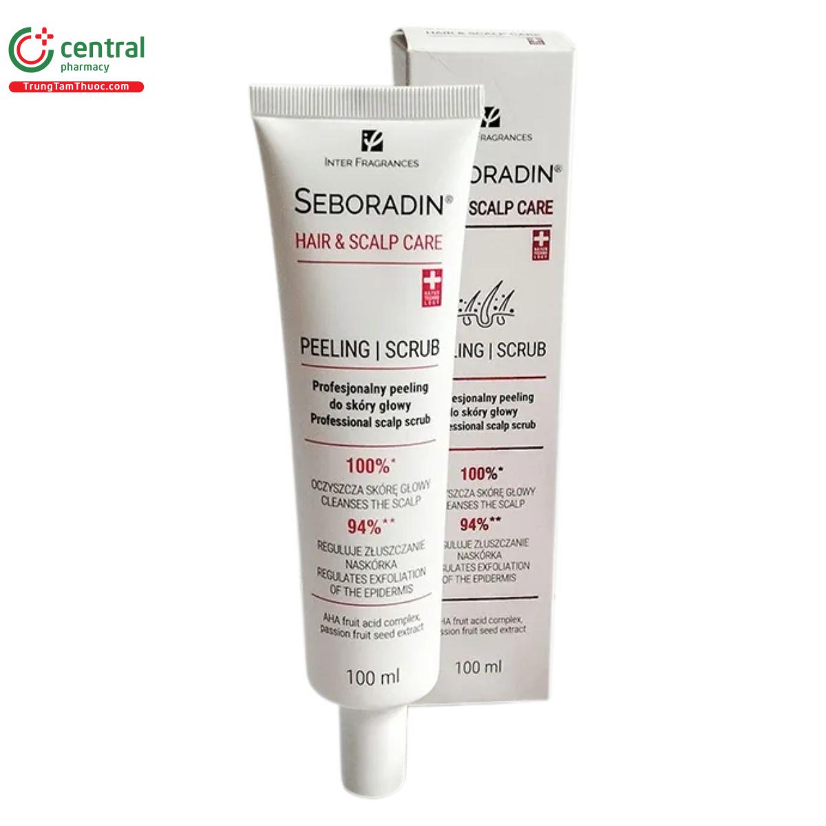 seboradin professional peeling scalp scrub 6 O5516