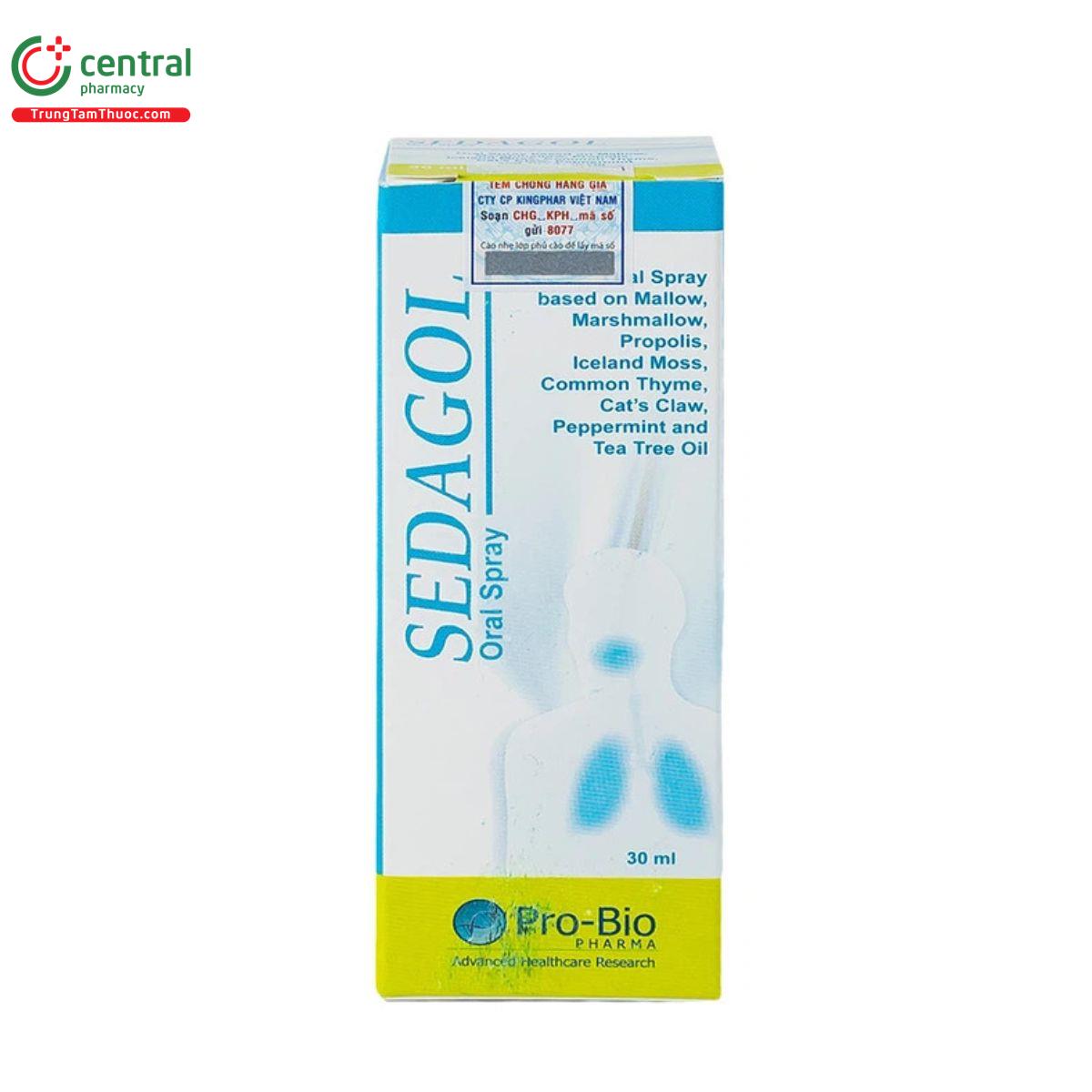 sedagol oral spray pro bio 3 J3756