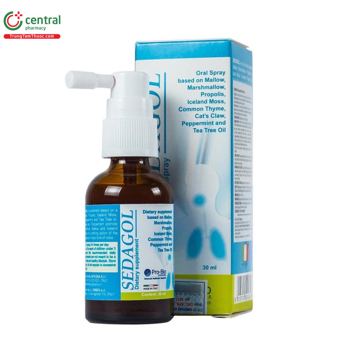 sedagol oral spray pro bio 8 P6503