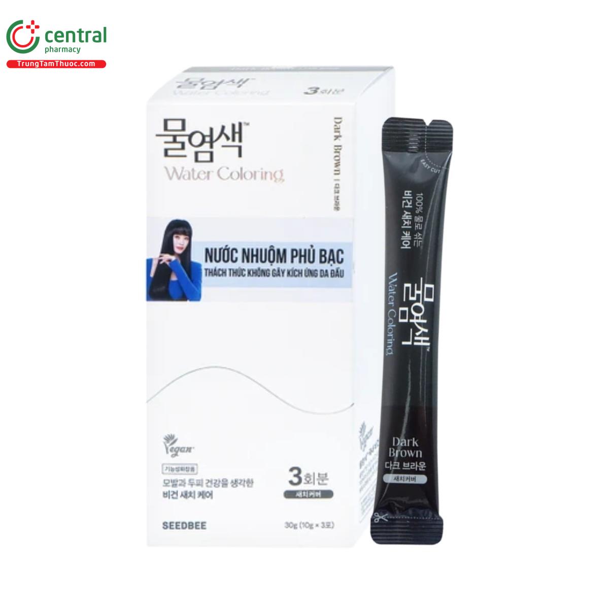 seedbee water coloring dark brown 2 O5477