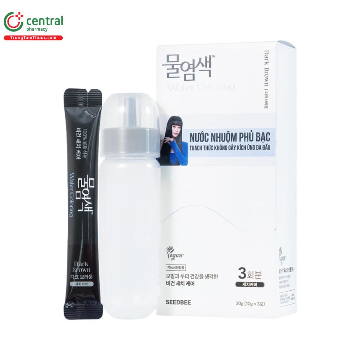 seedbee water coloring dark brown 3 D1283