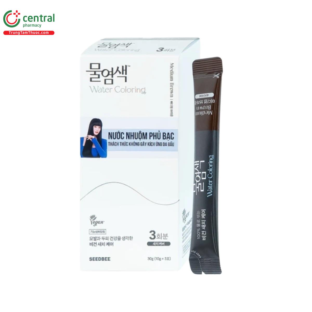 seedbee water coloring medium brown 2 A0677