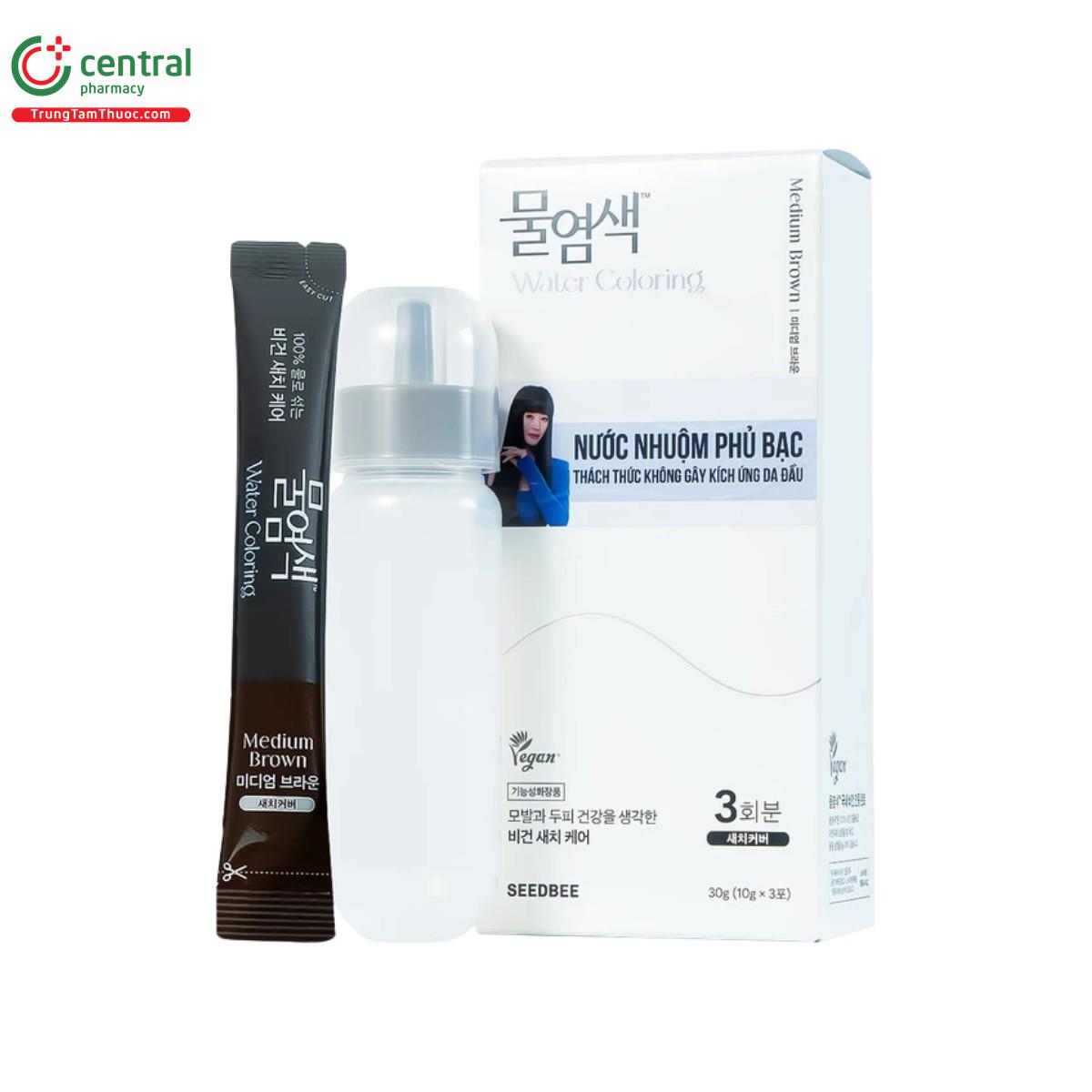 seedbee water coloring medium brown 3 T8688