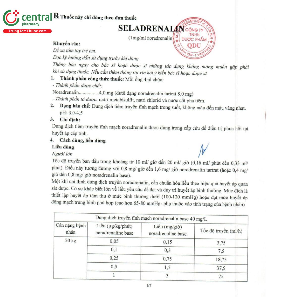 seladrenalin 4mg 4ml 8 F2401