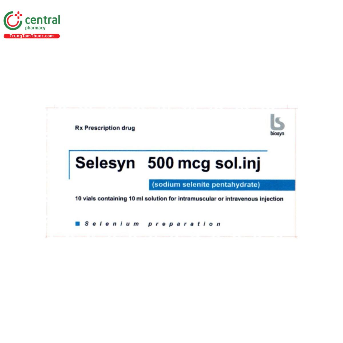 selesyn 500mcg solinj 1 I3444 selesyn 500mcg solinj 1 I3444
