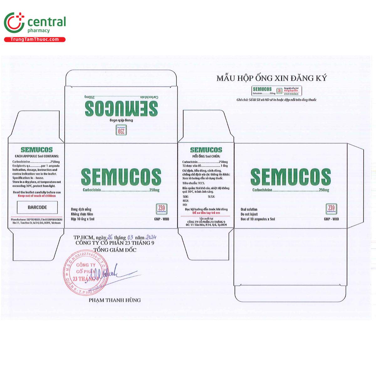 semucos 50mg ml 12 D1415