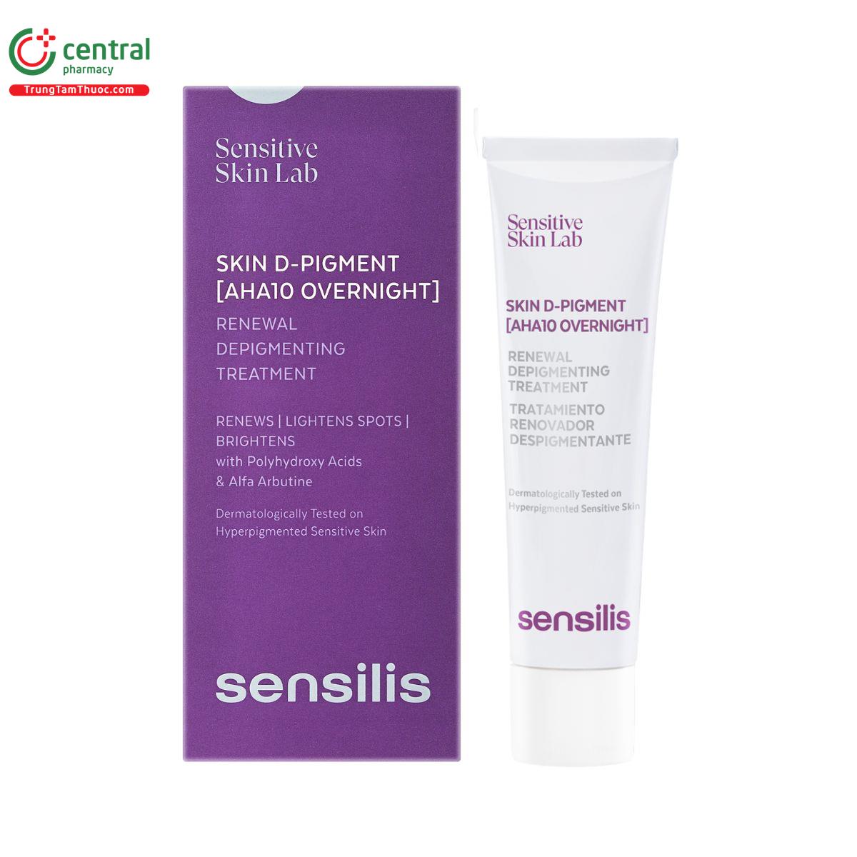 sensilis skin d pigment aha10 overnight 1 F2187