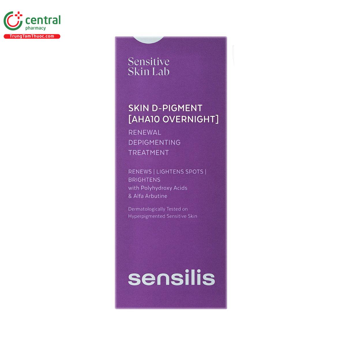 sensilis skin d pigment aha10 overnight 2 I3176
