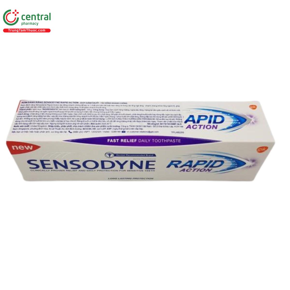 sensodyne rapid action 100g 4 H3655