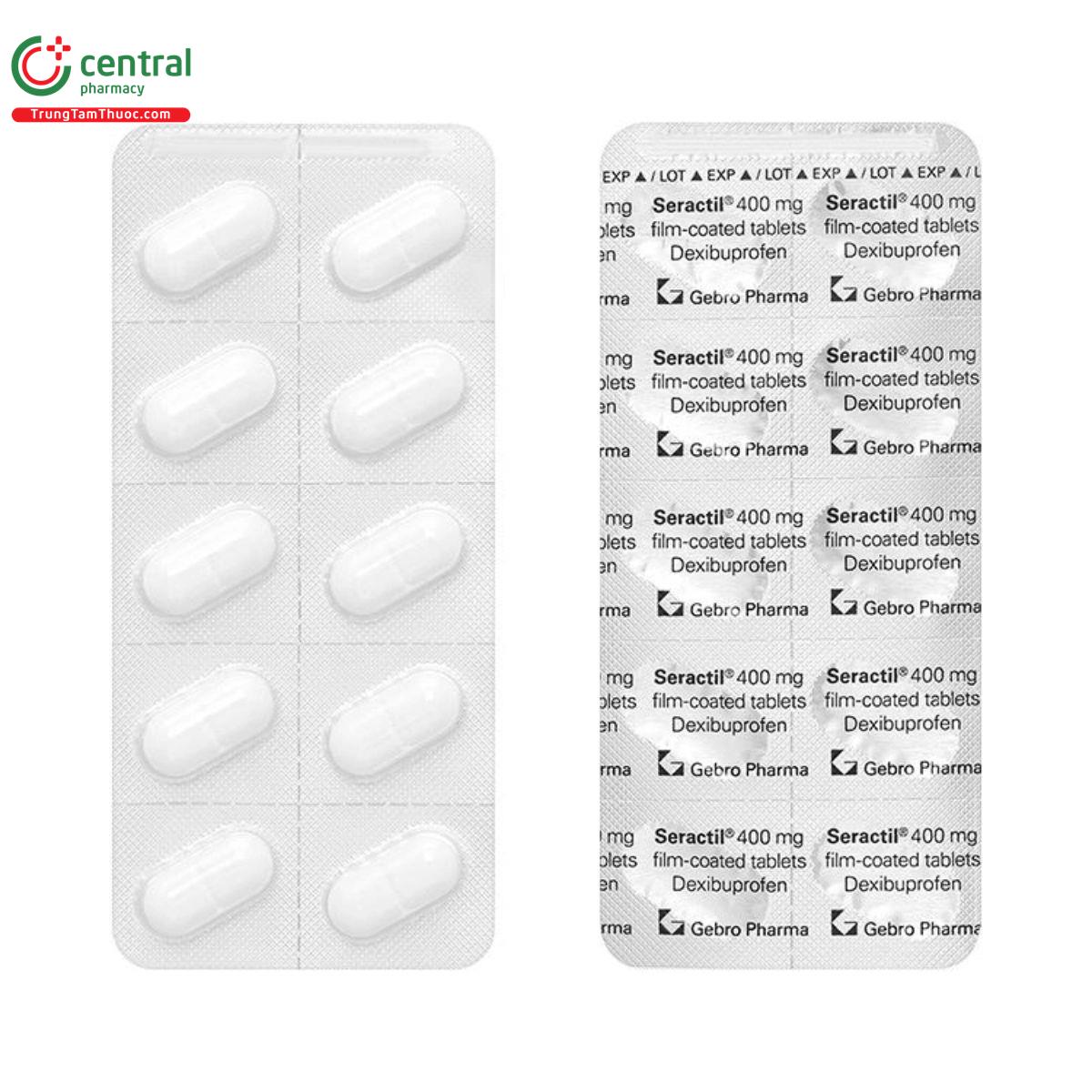 seractil 400mg film coated tablets 10 K4448 seractil 400mg film coated tablets 10 K4448