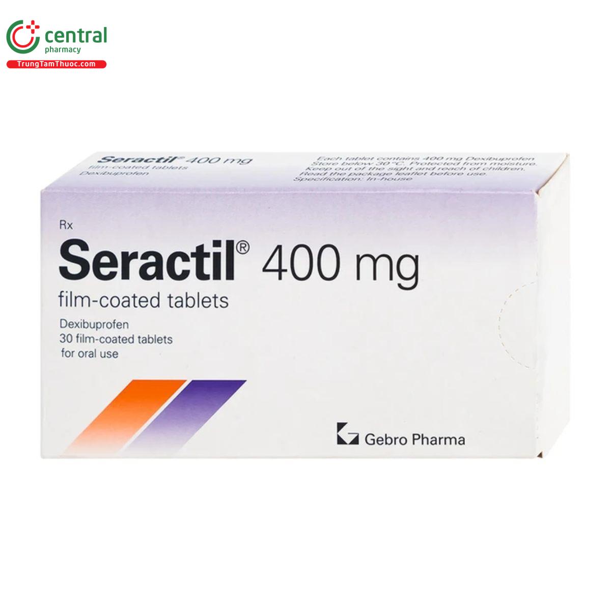 seractil 400mg film coated tablets 3 K4352 seractil 400mg film coated tablets 3 K4352