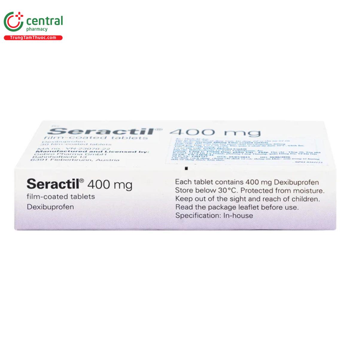 seractil 400mg film coated tablets 6 O6023 seractil 400mg film coated tablets 6 O6023