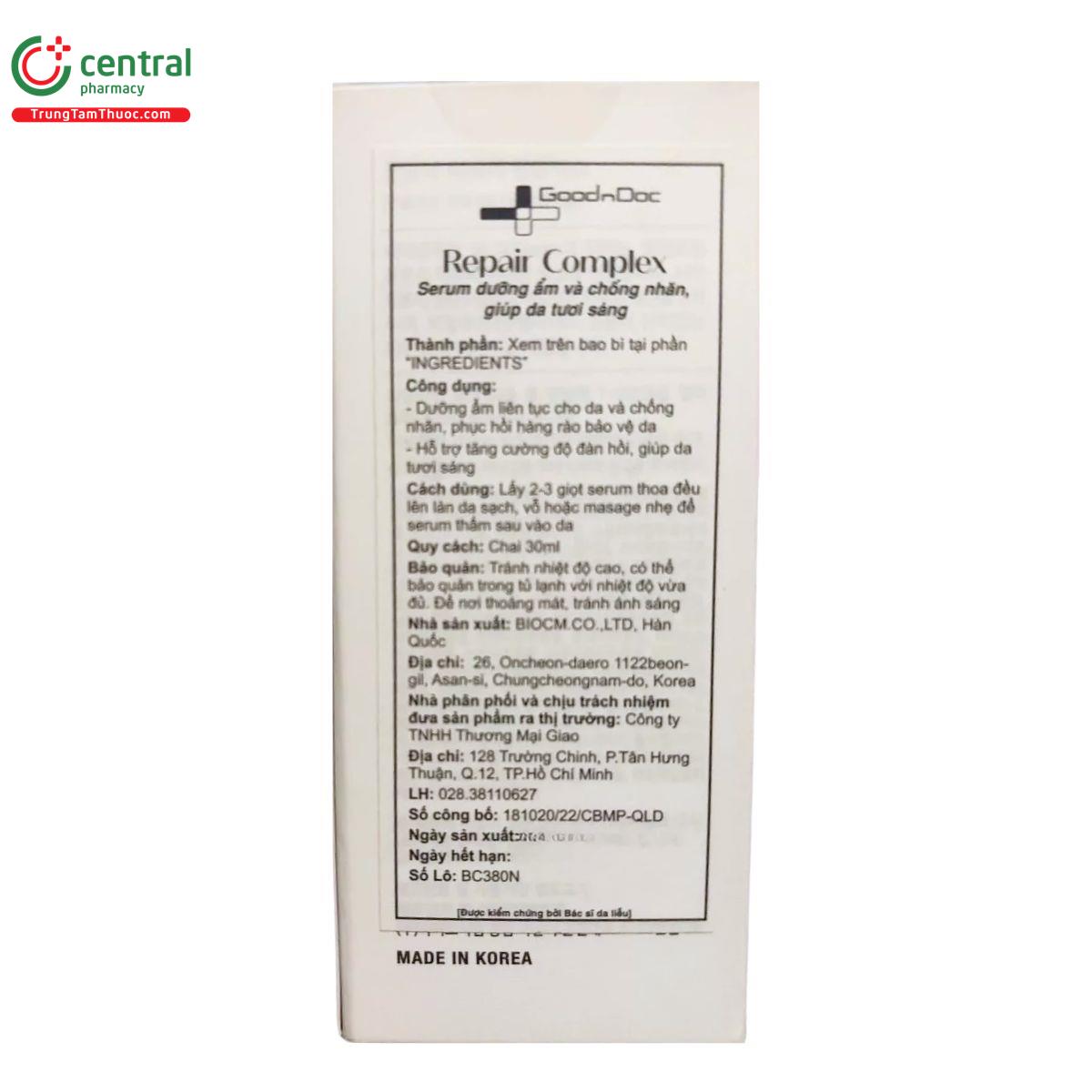 serum goodndoc repair complex 6 C0460 serum goodndoc repair complex 6 C0460