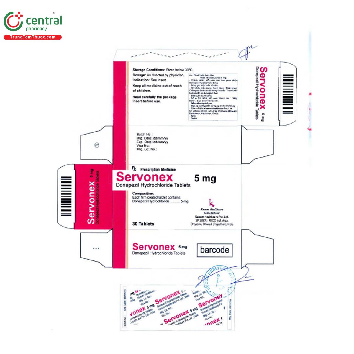 servonex 5mg 4 L4501 servonex 5mg 4 L4501