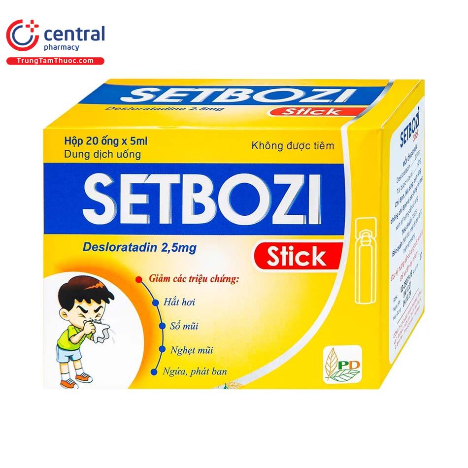 [CHÍNH HÃNG] Thuốc Setbozi Stick 2.5mg - giảm ngứa, cắt dị ứng